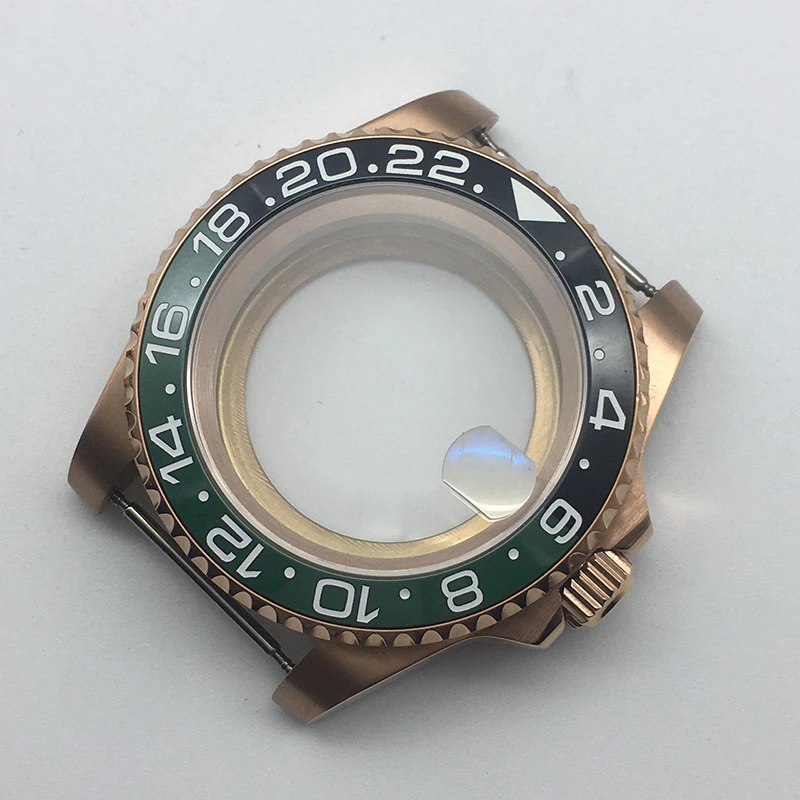 Rose gold 40mm nh35 watch case Ceramic frame sapphire glass For Seiko nh34 nh35 nh36 nh38 Miyota 8215 Movement 28.5mm Dial
Rose gold 40mm nh35 watch case Ceramic frame sapphire glass For Seiko nh34 nh35 nh36 nh38 Miyota 8215 Movement 28.5mm Dial