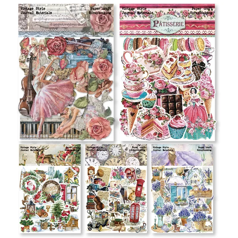40Pcs Creative Vintage Christmas Sticker DIY Handbook Journal Collage Decoration Stickers Stationery
40Pcs Creative Vintage Christmas Sticker DIY Handbook Journal Collage Decoration Stickers Stationery
