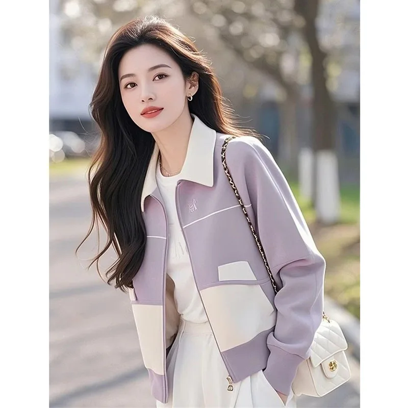 2025 Female Fashion Zipper Hoodies Jacket Spring Autumn Women Short Patchwork Sports Shirt Korean Ladies Long Sleeves Sweatshirt
2025 Female Fashion Zipper Hoodies Jacket Spring Autumn Women Short Patchwork Sports Shirt Korean Ladies Long Sleeves Sweatshirt