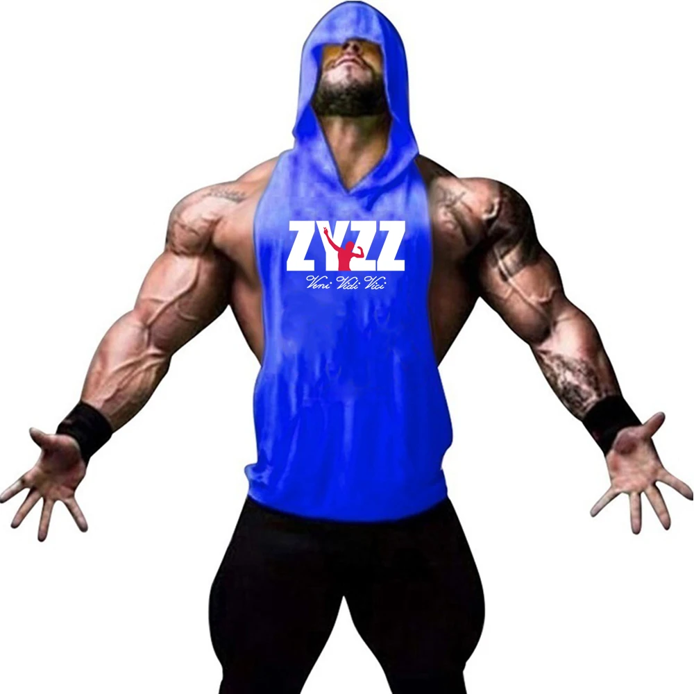 Майка мужская с капюшоном и принтом ZYZZ, брендовая хлопковая майка без рукавов для бодибилдинга, спортивная одежда для фитнеса и тренировок
Майка мужская с капюшоном и принтом ZYZZ, брендовая хлопковая майка без рукавов для бодибилдинга, спортивная одежда для фитнеса и тренировок