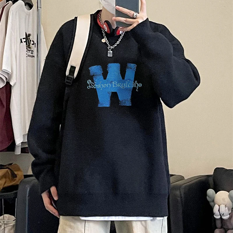 Мужские свитера большого размера, осенний белый вязаный свитер 5XL, модная повседневная одежда с буквенным принтом для мужчин, вязаные пуловеры, мужская одежда
Мужские свитера большого размера, осенний белый вязаный свитер 5XL, модная повседневная одежда с буквенным принтом для мужчин, вязаные пуловеры, мужская одежда