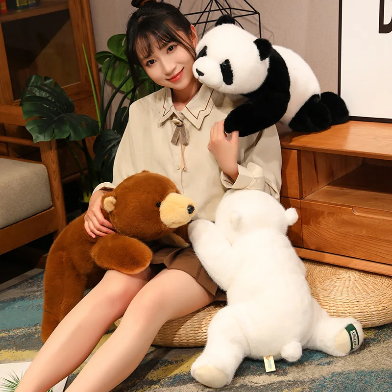 30-65cm Kawaii High Quality Soft Animal Plush Throw Pillow Polar Bear Panda Lying On The Stuffed Animal Doll Comfort Decor Room
30-65cm Kawaii High Quality Soft Animal Plush Throw Pillow Polar Bear Panda Lying On The Stuffed Animal Doll Comfort Decor Room