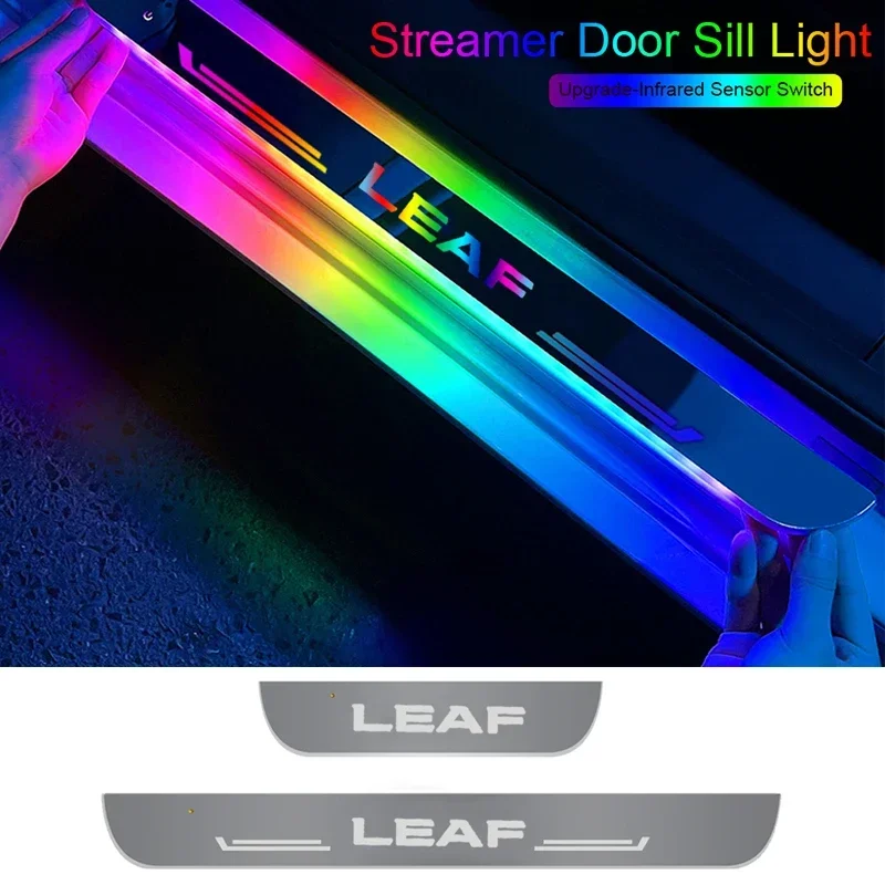 Car Threshold Pathway Decorative Lamp Plate for Nissan Leaf Acrylic LED Welcome Pedal Strip USB Doorsill Streamer Light
Car Threshold Pathway Decorative Lamp Plate for Nissan Leaf Acrylic LED Welcome Pedal Strip USB Doorsill Streamer Light