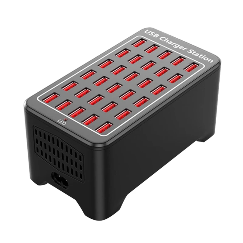 USB Charger 30 Ports HUB 150W Universal Wall Desktop Fast Charging Station Dock For Mobile Phone Power Adapter Durable US Plug
USB Charger 30 Ports HUB 150W Universal Wall Desktop Fast Charging Station Dock For Mobile Phone Power Adapter Durable US Plug