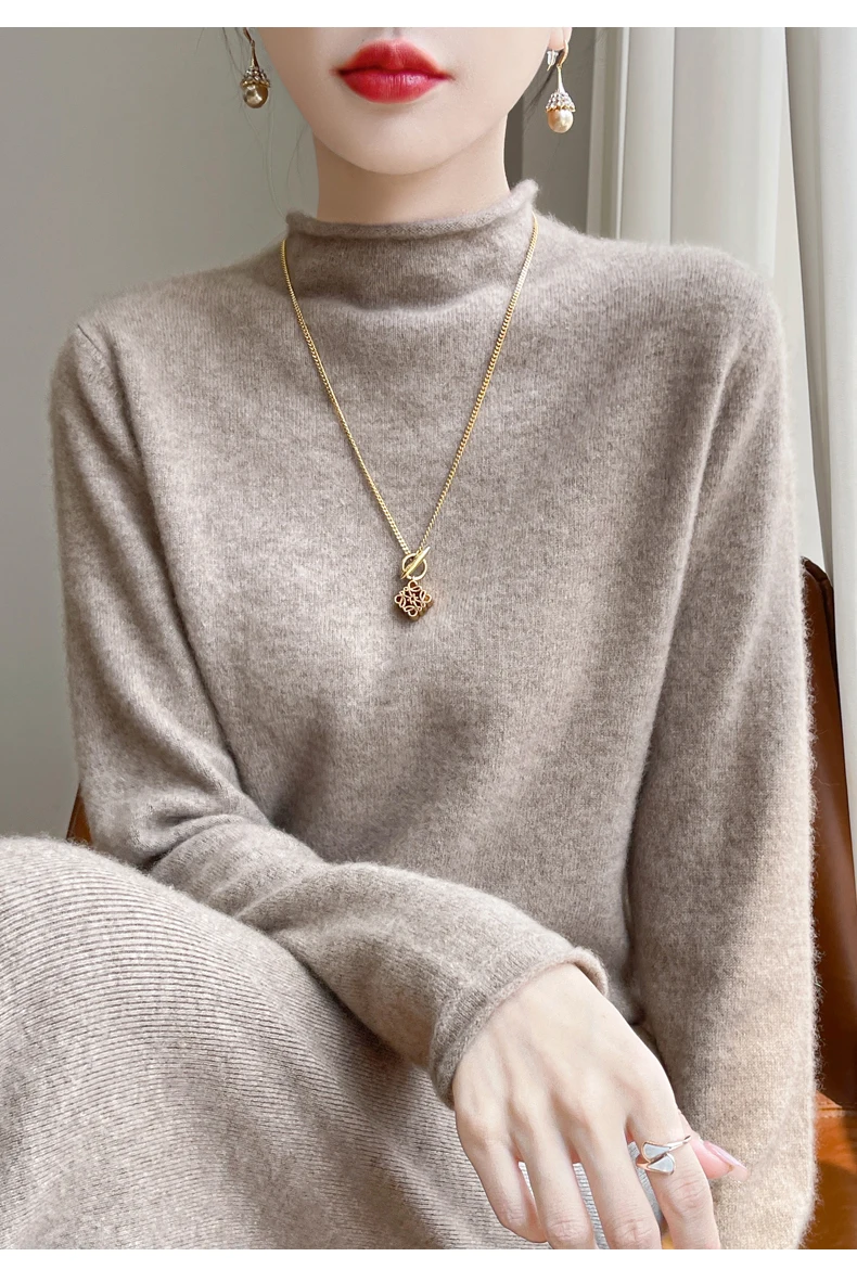 Женский вязаный свитер с круглым вырезом, полувысокие манжеты, шерстяной теплый, удобный, мягкий, модный, зимний, незаменимый
Женский вязаный свитер с круглым вырезом, полувысокие манжеты, шерстяной теплый, удобный, мягкий, модный, зимний, незаменимый