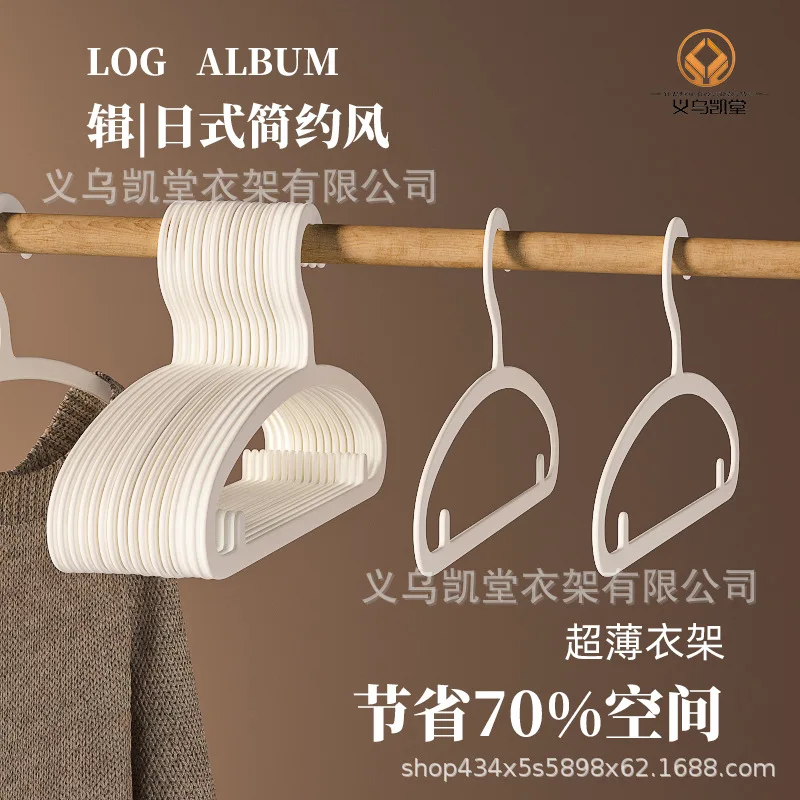 10pcs/set Japanese style minimalist clothes hanger with anti slip, scratch free, shoulder less drying rack
10pcs/set Japanese style minimalist clothes hanger with anti slip, scratch free, shoulder less drying rack