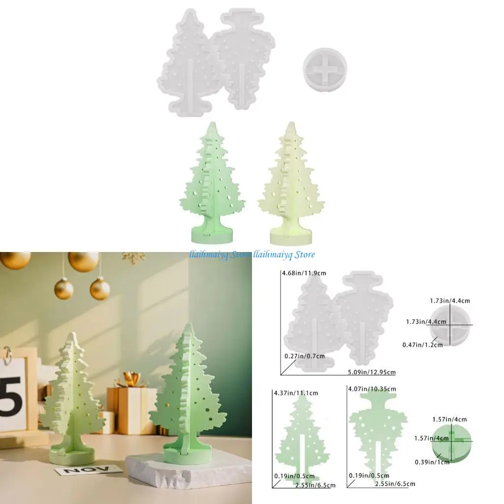 573B Multifuntional Christmas Tree Silicone Moulds for Ornaments Festival Home Decorating and Creative Gift Ideas
573B Multifuntional Christmas Tree Silicone Moulds for Ornaments Festival Home Decorating and Creative Gift Ideas