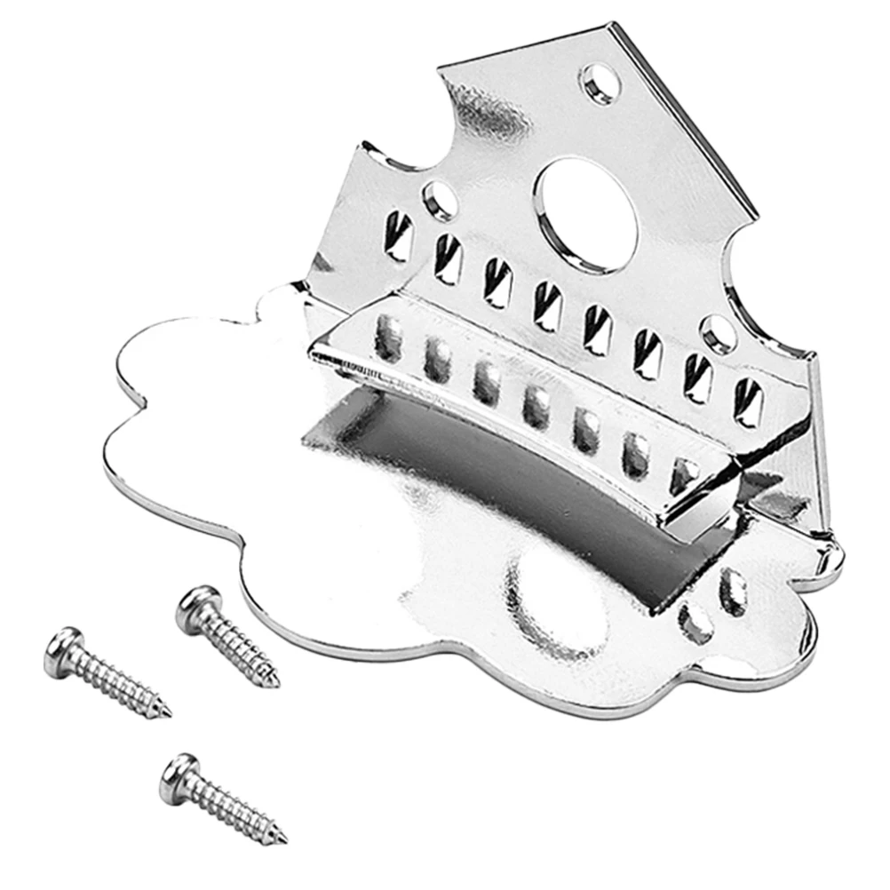 Cloud Shaped Mandolin Tailpiece Silver Stainless Steel Durable Sound Conduction Easy Installation Mandolin Accessories String
Cloud Shaped Mandolin Tailpiece Silver Stainless Steel Durable Sound Conduction Easy Installation Mandolin Accessories String
