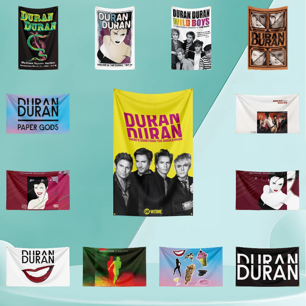THE D-Duran Duran Flag Banner 3x5ft with Brass Grommet HD Printing Exhibition Garage Background Wall Tapestry Bedroom Decoration
THE D-Duran Duran Flag Banner 3x5ft with Brass Grommet HD Printing Exhibition Garage Background Wall Tapestry Bedroom Decoration