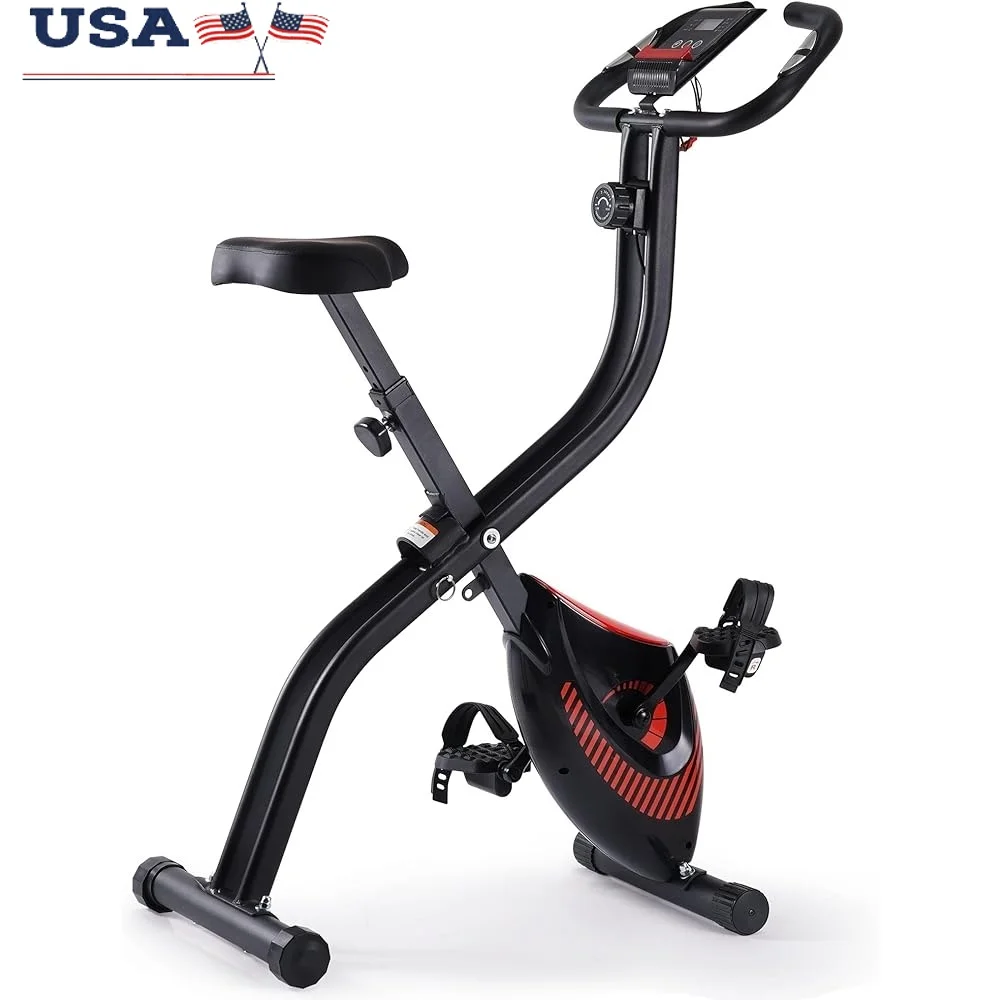 3 in 1 Folding Exercise Bike Adjustable Resistance LCD Monitor Comfortable Seat Quiet Magnetic Indoor Cycling 265lbs Capacity
3 in 1 Folding Exercise Bike Adjustable Resistance LCD Monitor Comfortable Seat Quiet Magnetic Indoor Cycling 265lbs Capacity