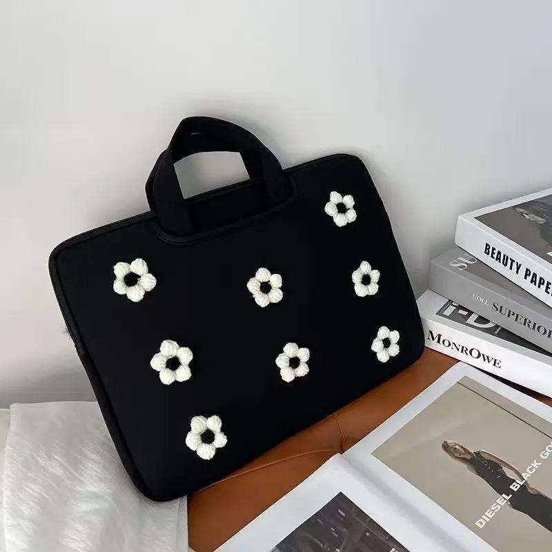 Ins Cute Knit Flower Laptop Handbag Tablet Sleeve Anti-shock Protective Case 11/13/14/15/16 inch For Ipad Macbook Xiaomi Samsung
Ins Cute Knit Flower Laptop Handbag Tablet Sleeve Anti-shock Protective Case 11/13/14/15/16 inch For Ipad Macbook Xiaomi Samsung