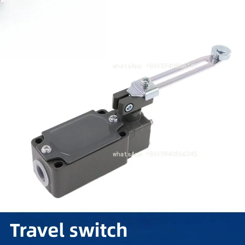 Limit switch, adjustable swing arm roller, mechanical contact stroke limiter
Limit switch, adjustable swing arm roller, mechanical contact stroke limiter