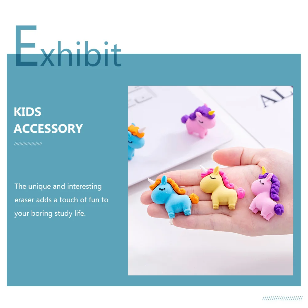 20pcs Unicorn Eraser Pencil Correction Cute Mini Rubber For Students Office School Stationery Gift Portable Accessory
20pcs Unicorn Eraser Pencil Correction Cute Mini Rubber For Students Office School Stationery Gift Portable Accessory