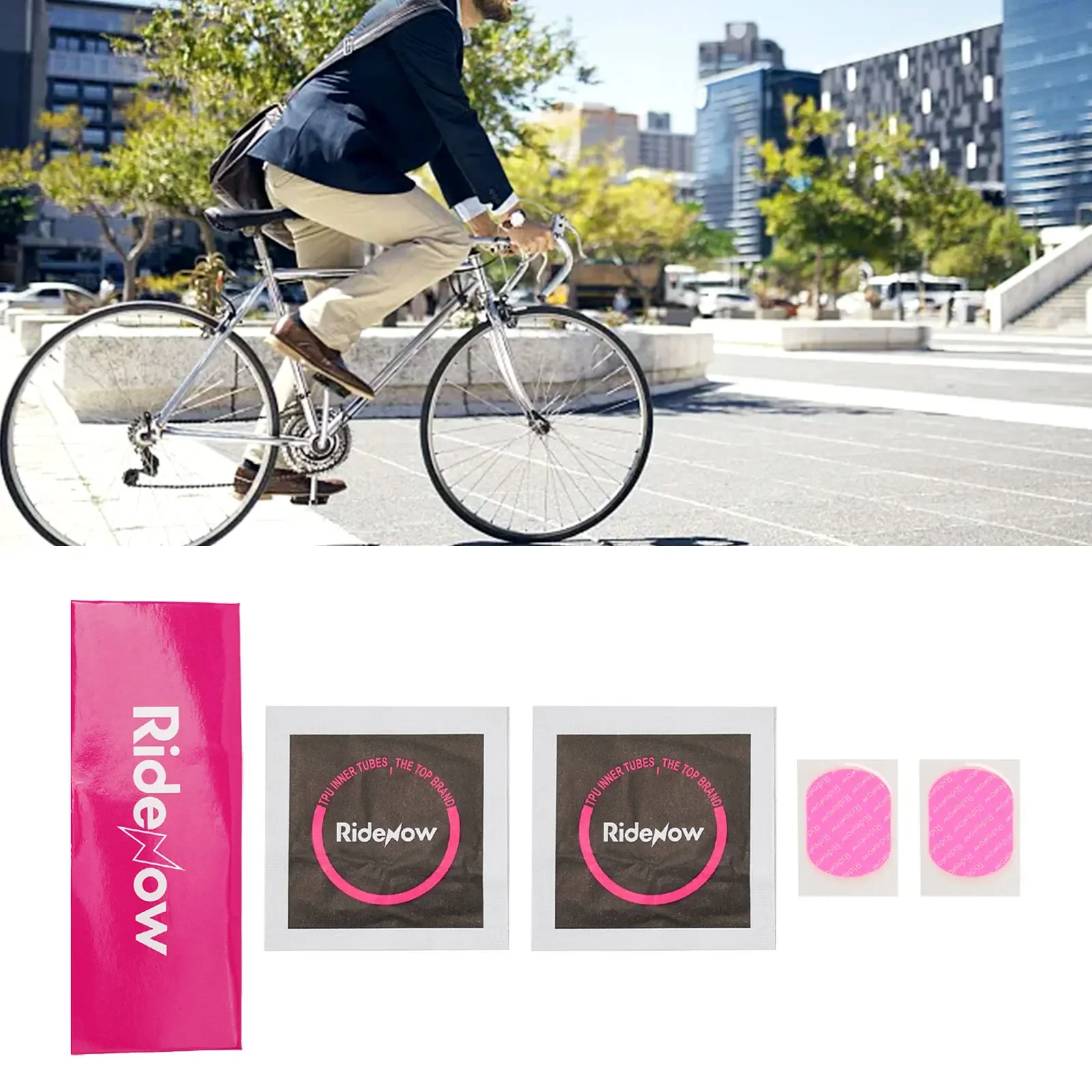 Bike Inner Tube Tire Patch Patching Tools Repair Kit Road Mountain Folding Bicycle TPU-Material Powerful Glue-free For Ridenow
Bike Inner Tube Tire Patch Patching Tools Repair Kit Road Mountain Folding Bicycle TPU-Material Powerful Glue-free For Ridenow