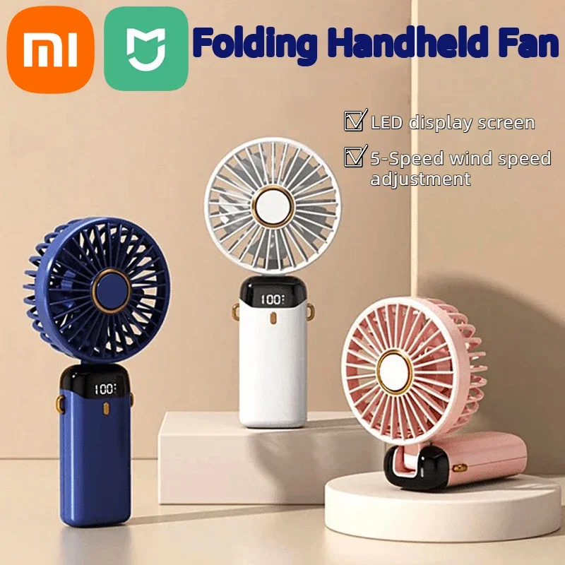 Портативный Умный вентилятор Xiaomi Mijia, складной подвесной вентилятор с дистанционным управлением, с 5 скоростями, с экраном дисплея телефона
Портативный Умный вентилятор Xiaomi Mijia, складной подвесной вентилятор с дистанционным управлением, с 5 скоростями, с экраном дисплея телефона