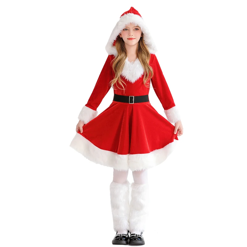 Классический красный костюм Санта-Клауса для девочек, рождественский костюм зеленого эльфа, талисмана, карнавальный костюм на Хэллоуин, нарядное платье
Классический красный костюм Санта-Клауса для девочек, рождественский костюм зеленого эльфа, талисмана, карнавальный костюм на Хэллоуин, нарядное платье