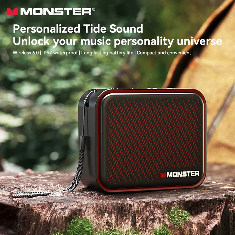 Monster Wireless Bluetooth 6.0 Portable Speaker TF Card 3D Stereo Music Player Sound Outdoor Waterproof Speakers High-Quality
Monster Wireless Bluetooth 6.0 Portable Speaker TF Card 3D Stereo Music Player Sound Outdoor Waterproof Speakers High-Quality