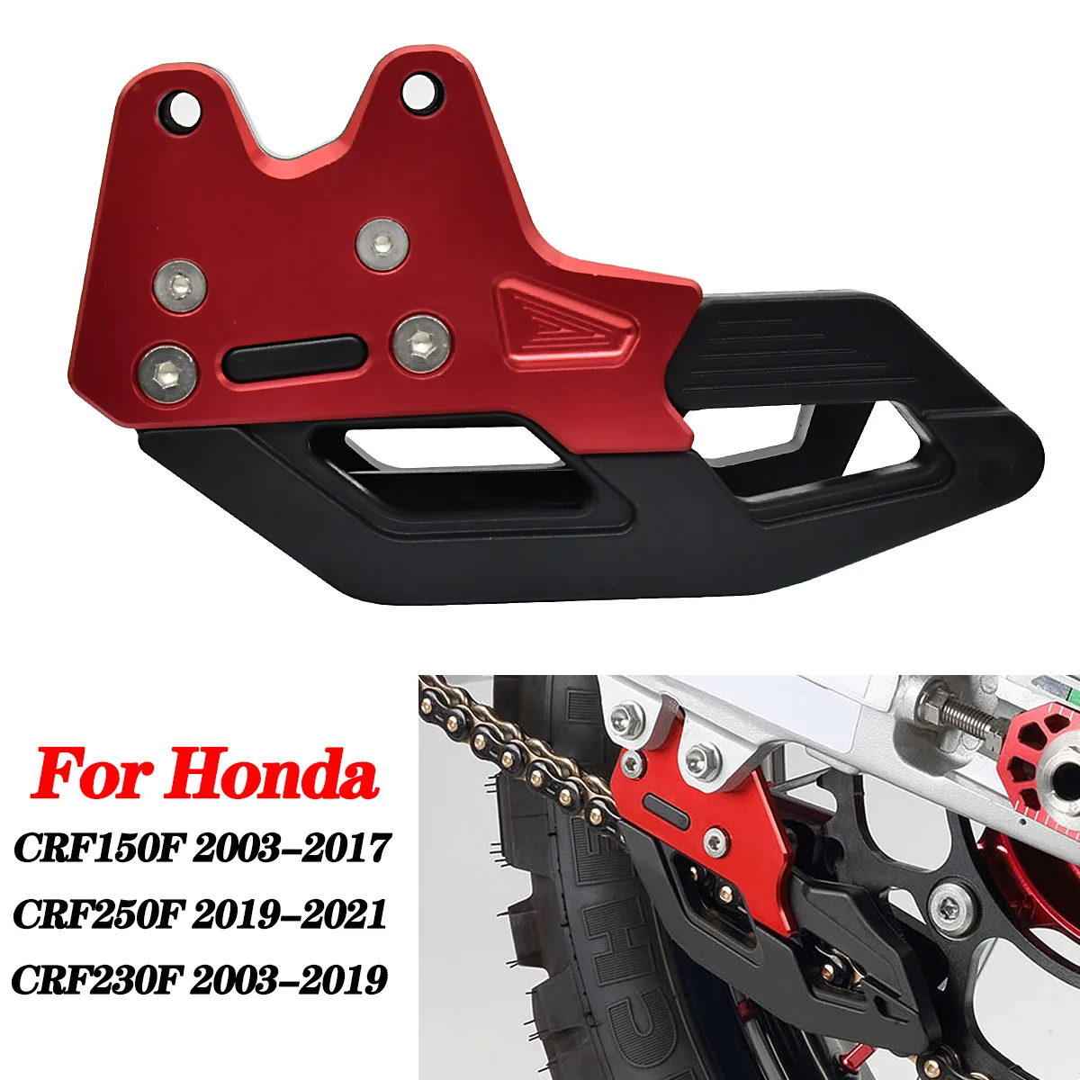 For Honda CRF250F CRF230F CRF150F CRF 2003-2019 2020 2021 Chain Guide Accessories Motorcycle Rear Chain Guard Guide Protector
For Honda CRF250F CRF230F CRF150F CRF 2003-2019 2020 2021 Chain Guide Accessories Motorcycle Rear Chain Guard Guide Protector