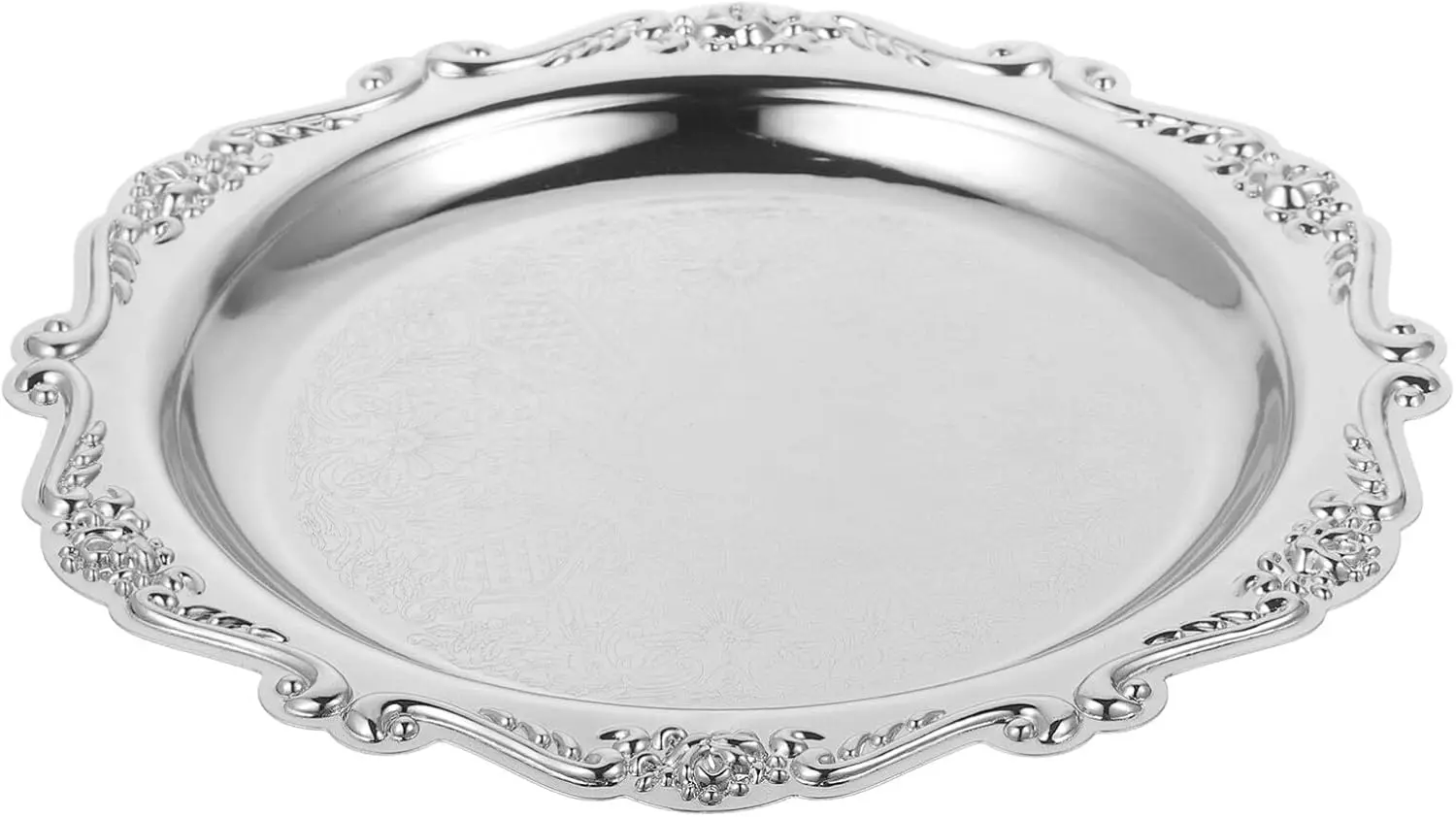 Round Platter Serving Tray Decorative Plate Metal Ottoman Tray Coffee Table Tray Perfume Tray Dessert Plate Jewelry Storage
Round Platter Serving Tray Decorative Plate Metal Ottoman Tray Coffee Table Tray Perfume Tray Dessert Plate Jewelry Storage