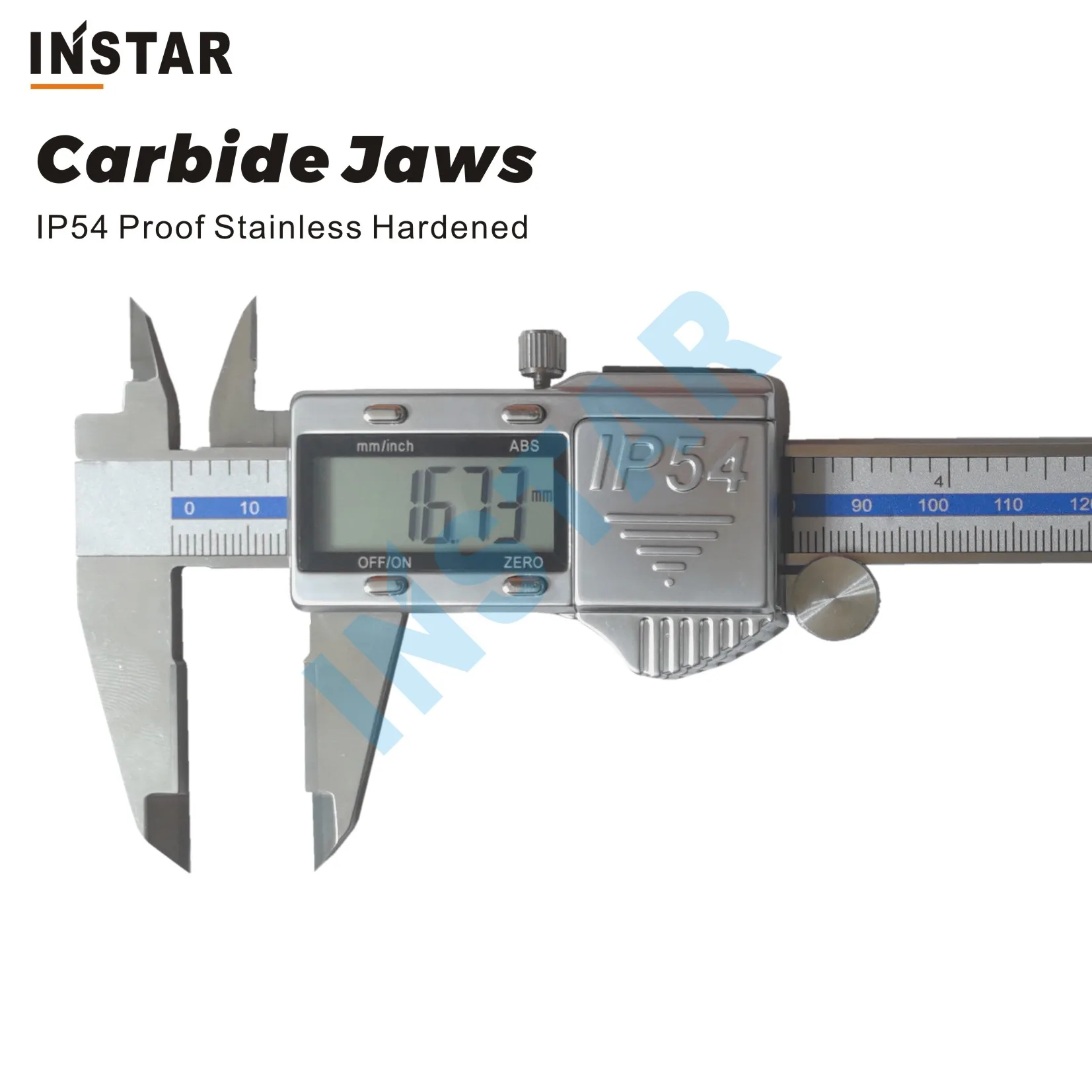 INSTAR Carbide Jaws Digital Vernier Caliper 0-150mm/6" x 0.01mm 200mm 300mm Tungsten Jaws Marking Gage Stainless Steel DIN Grade
INSTAR Carbide Jaws Digital Vernier Caliper 0-150mm/6" x 0.01mm 200mm 300mm Tungsten Jaws Marking Gage Stainless Steel DIN Grade