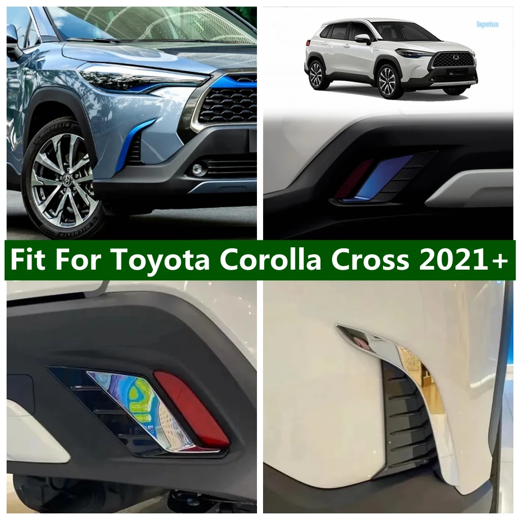 ABS Blue Chrome Front Rear Fog Light Lamp Decoration Frame Cover Trim Fit For Toyota Corolla Cross 2021 - 2024 Car Accessories
ABS Blue Chrome Front Rear Fog Light Lamp Decoration Frame Cover Trim Fit For Toyota Corolla Cross 2021 - 2024 Car Accessories