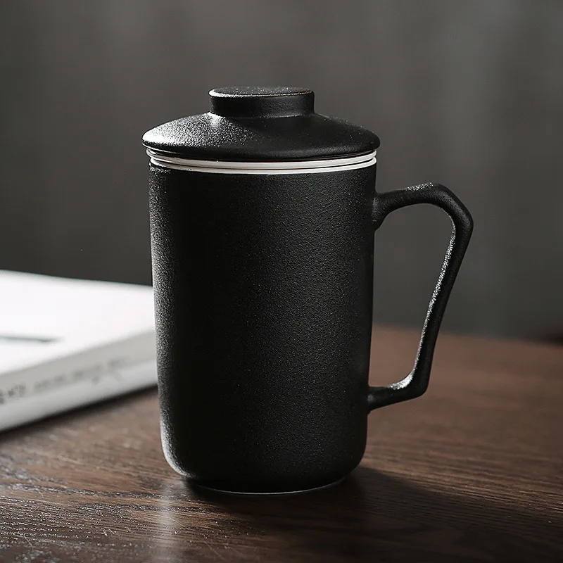 320ml Simple Ceramic Tea Cup With Infuser And Lid Tea Mugs Handle Personality Modern Coffe Cup For Home Office
320ml Simple Ceramic Tea Cup With Infuser And Lid Tea Mugs Handle Personality Modern Coffe Cup For Home Office