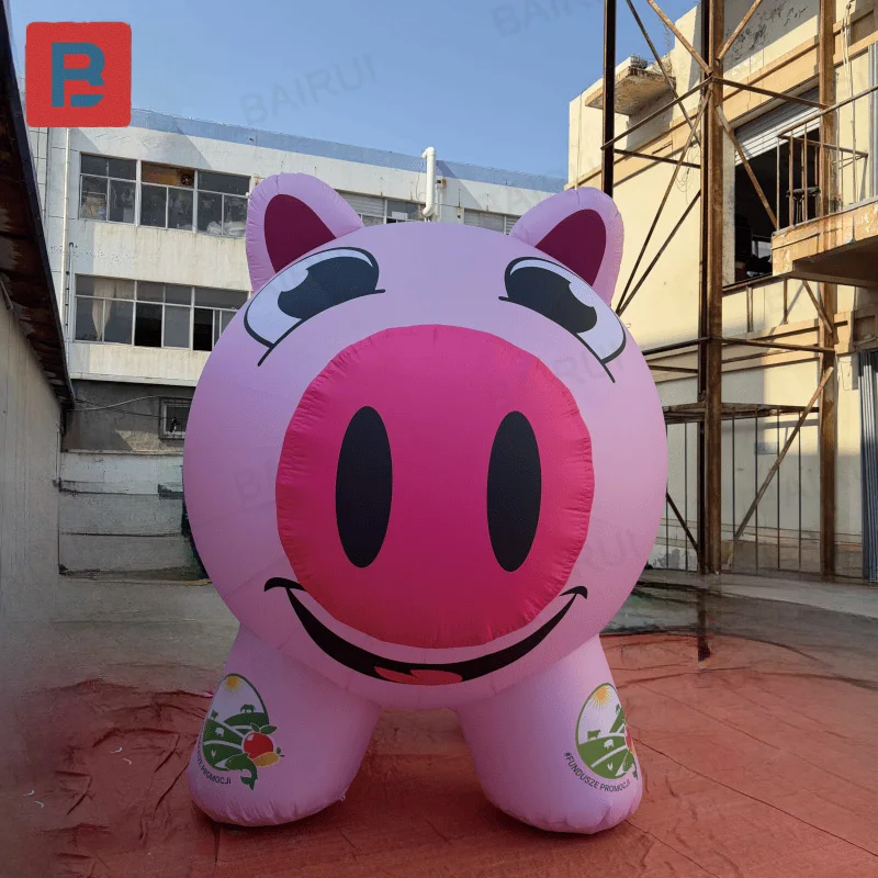 Inflatable pink pig, a pink mascot animal, used for advertising promotions, inflatable pig, suitable for party events
Inflatable pink pig, a pink mascot animal, used for advertising promotions, inflatable pig, suitable for party events