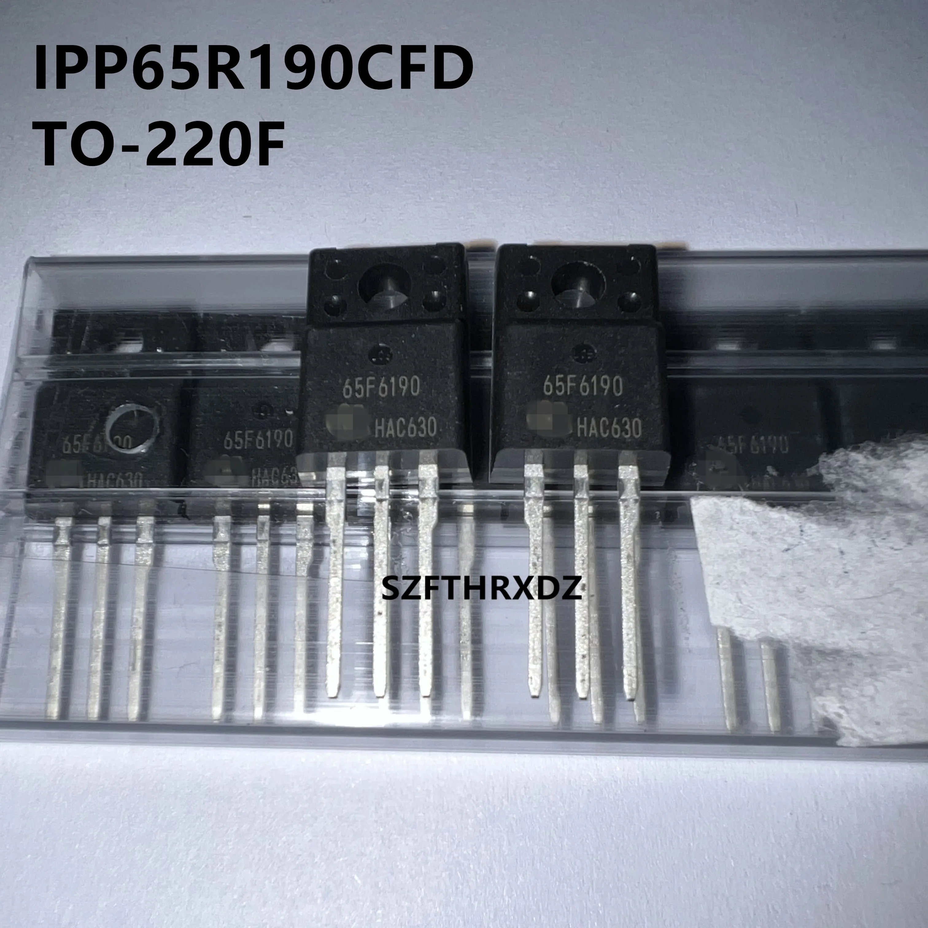 10pcs 100% New imported original 65F6190 IPP65R190CFD TO-220 650V 17.5A POWER Transistor
10pcs 100% New imported original 65F6190 IPP65R190CFD TO-220 650V 17.5A POWER Transistor