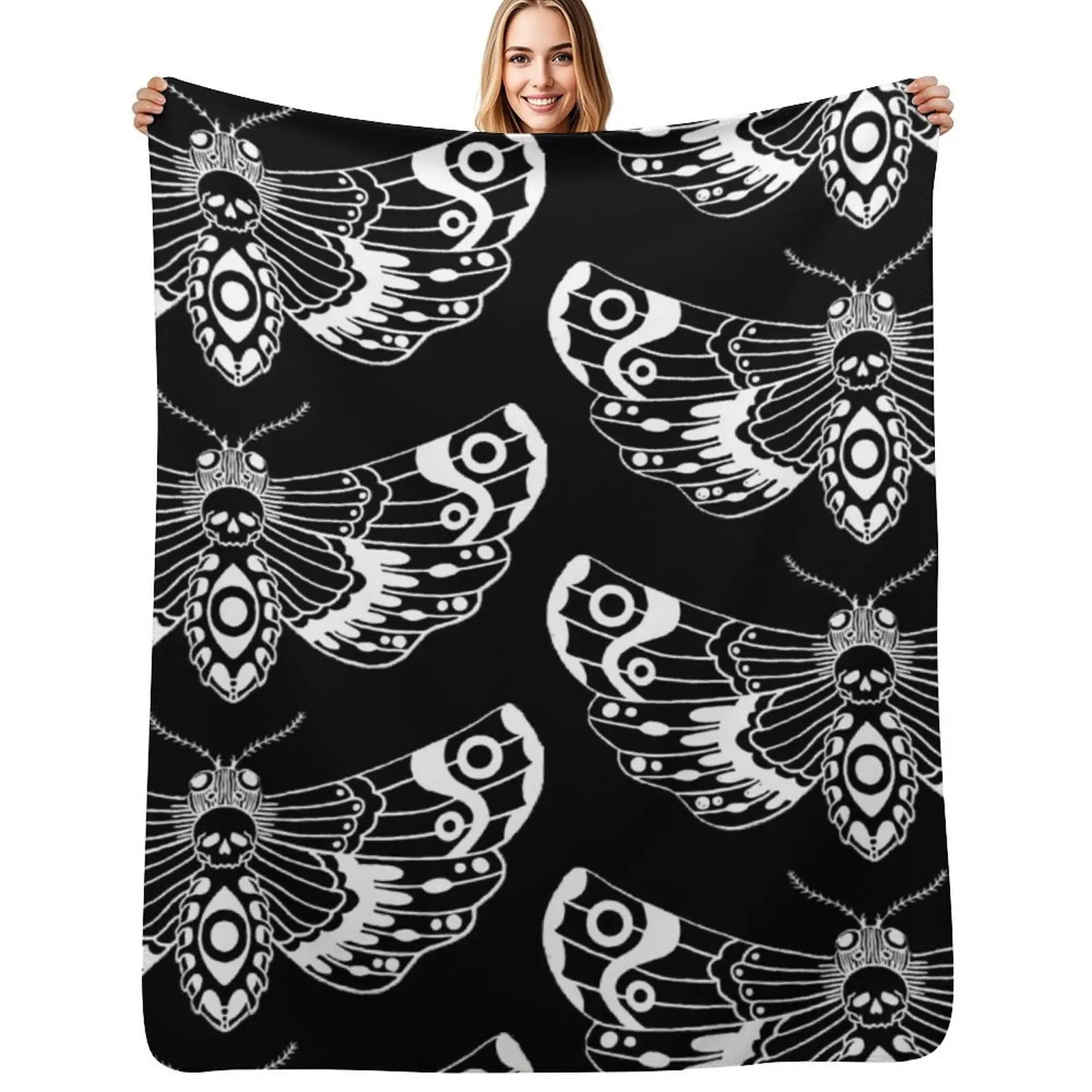 Death Moth Throw Blanket Lightweight Warm Blanket for Travel Camping
Death Moth Throw Blanket Lightweight Warm Blanket for Travel Camping