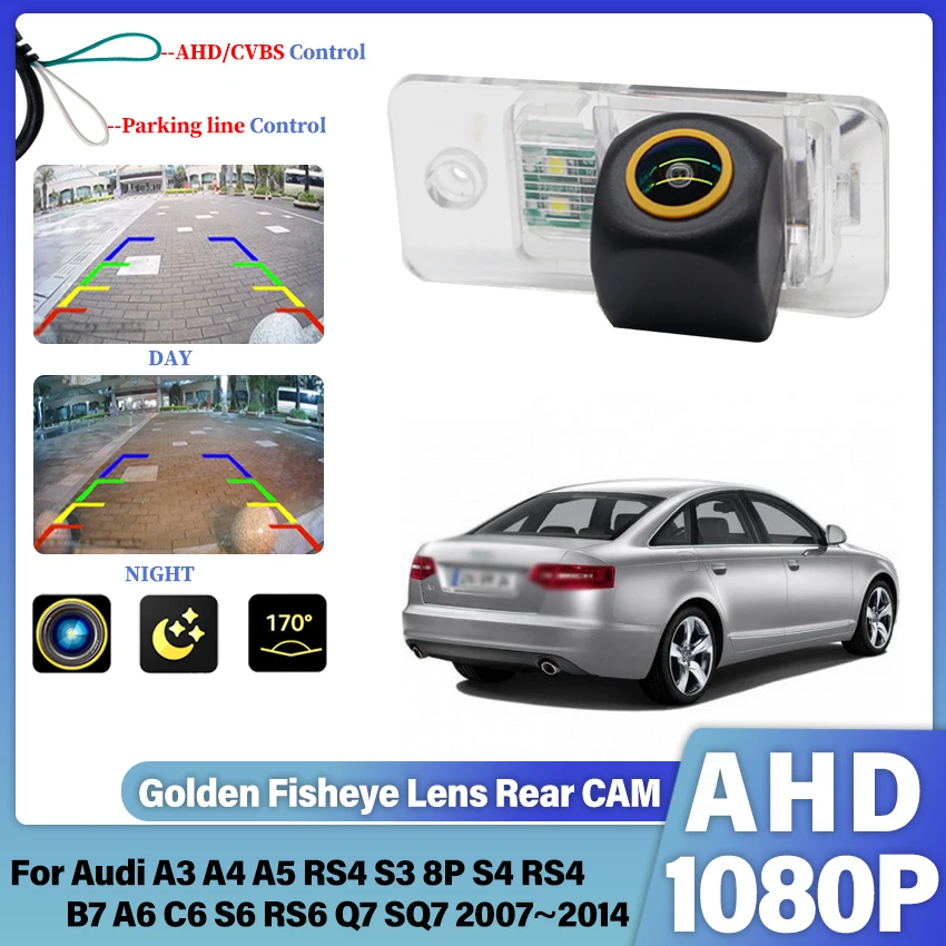 170 Degree AHD 1920x1080P Rear View Camera For Audi A3 S3 8P A4 S4 A5 S5 A8 S8 A6 C6 RS6 Q7 2001~2011 License Plate Light
170 Degree AHD 1920x1080P Rear View Camera For Audi A3 S3 8P A4 S4 A5 S5 A8 S8 A6 C6 RS6 Q7 2001~2011 License Plate Light