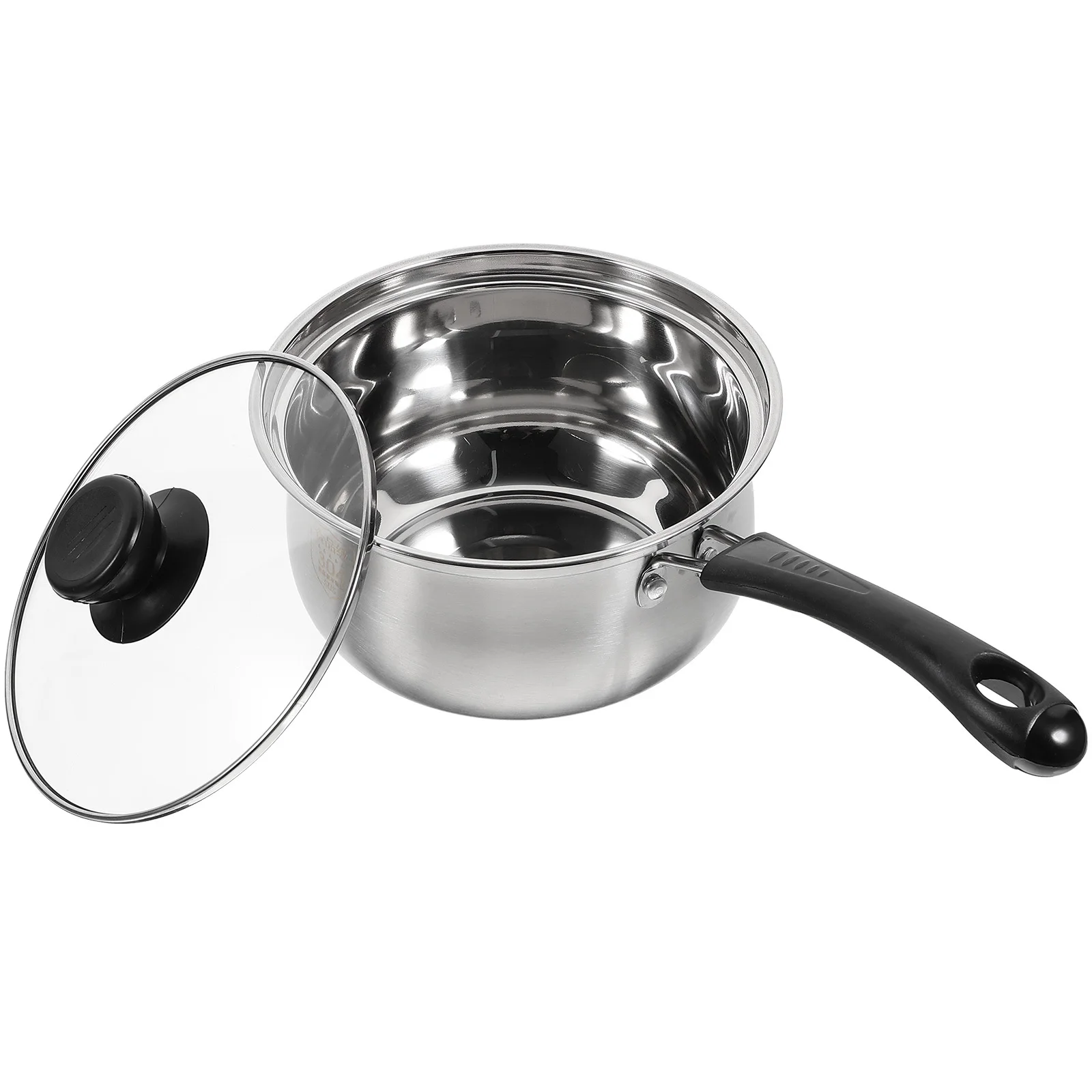 1Pcs Thickened Milk Pot Stainless Steel Saucepan Glass Lid Practical Kitchen Cookware Food Cooking
1Pcs Thickened Milk Pot Stainless Steel Saucepan Glass Lid Practical Kitchen Cookware Food Cooking