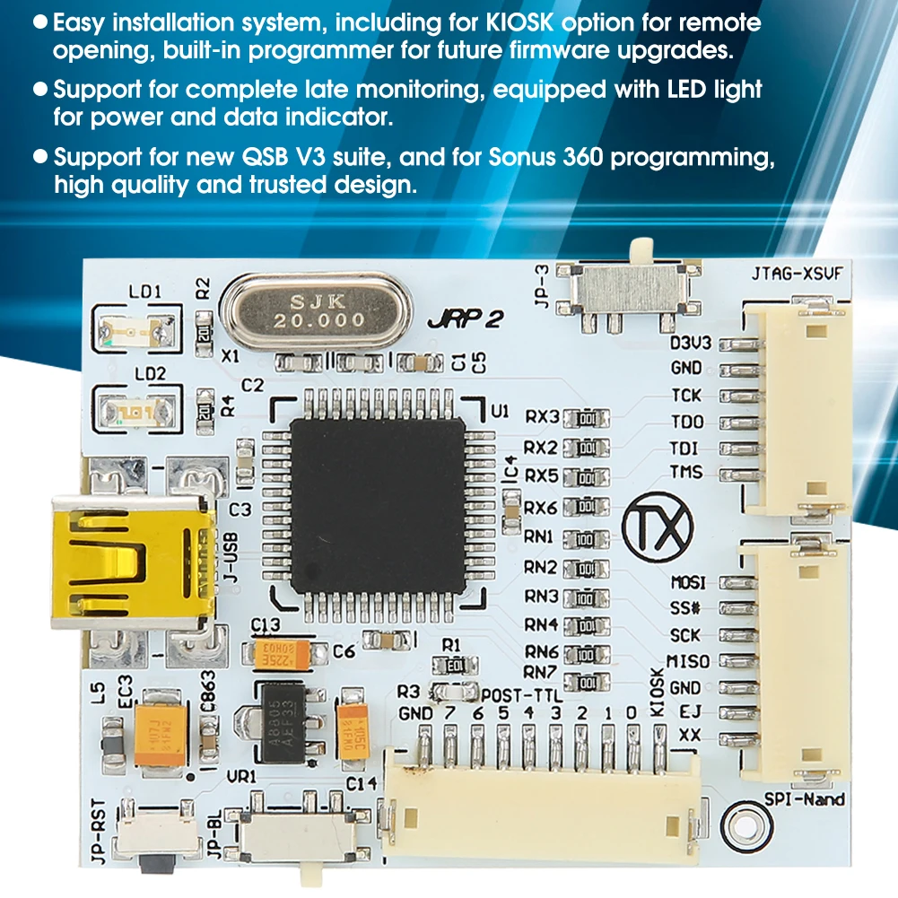 Game Accessories Game Console Mainboard Programmer TX JR Programmer V2 for XBOX360 Game Console Mainboard Cable Repair Tools Set
Game Accessories Game Console Mainboard Programmer TX JR Programmer V2 for XBOX360 Game Console Mainboard Cable Repair Tools Set