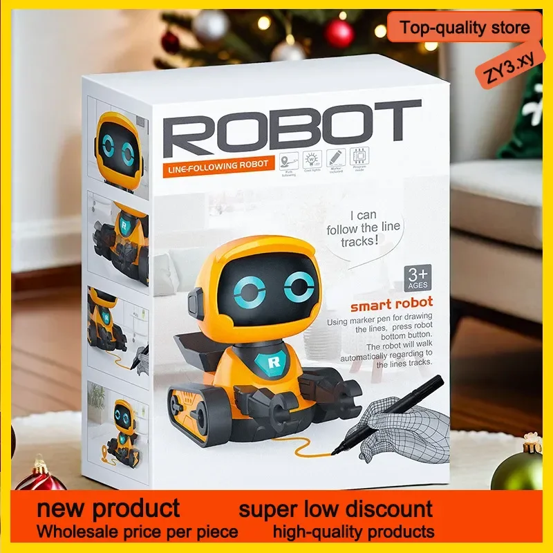 Line Following Smart Robot Inductive Draw Line Track Toy With Sound Effect Educational Creative Play For Indoor Home Hobby
Line Following Smart Robot Inductive Draw Line Track Toy With Sound Effect Educational Creative Play For Indoor Home Hobby