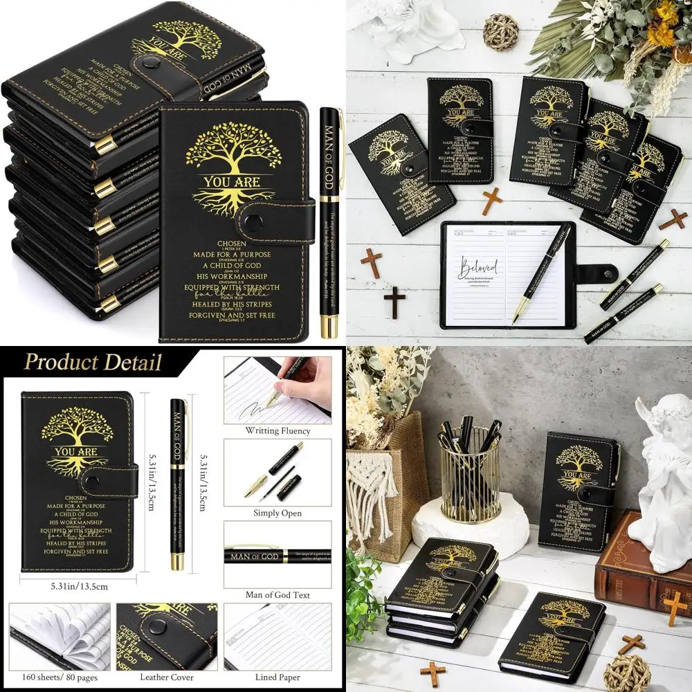 Христианский кожаный молитвенный журнал с ручкой из библейского стиха - пасторный подарок для ведущих церков, мужчин и женщин, исследование Библии гр
Христианский кожаный молитвенный журнал с ручкой из библейского стиха - пасторный подарок для ведущих церков, мужчин и женщин, исследование Библии гр