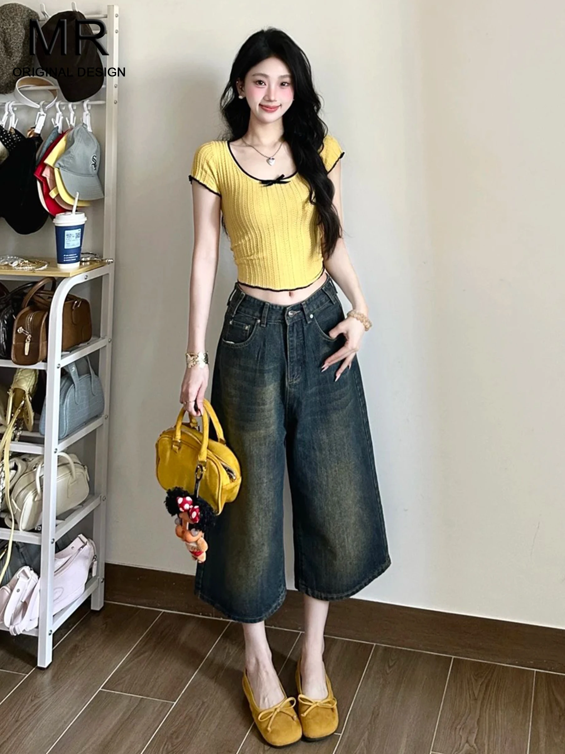 Retro American High Street Faded Seven-Foot Women's Jeans Loose Slim Straight Wide Leg Mid-Pant Summer Casual High Waist
Retro American High Street Faded Seven-Foot Women's Jeans Loose Slim Straight Wide Leg Mid-Pant Summer Casual High Waist