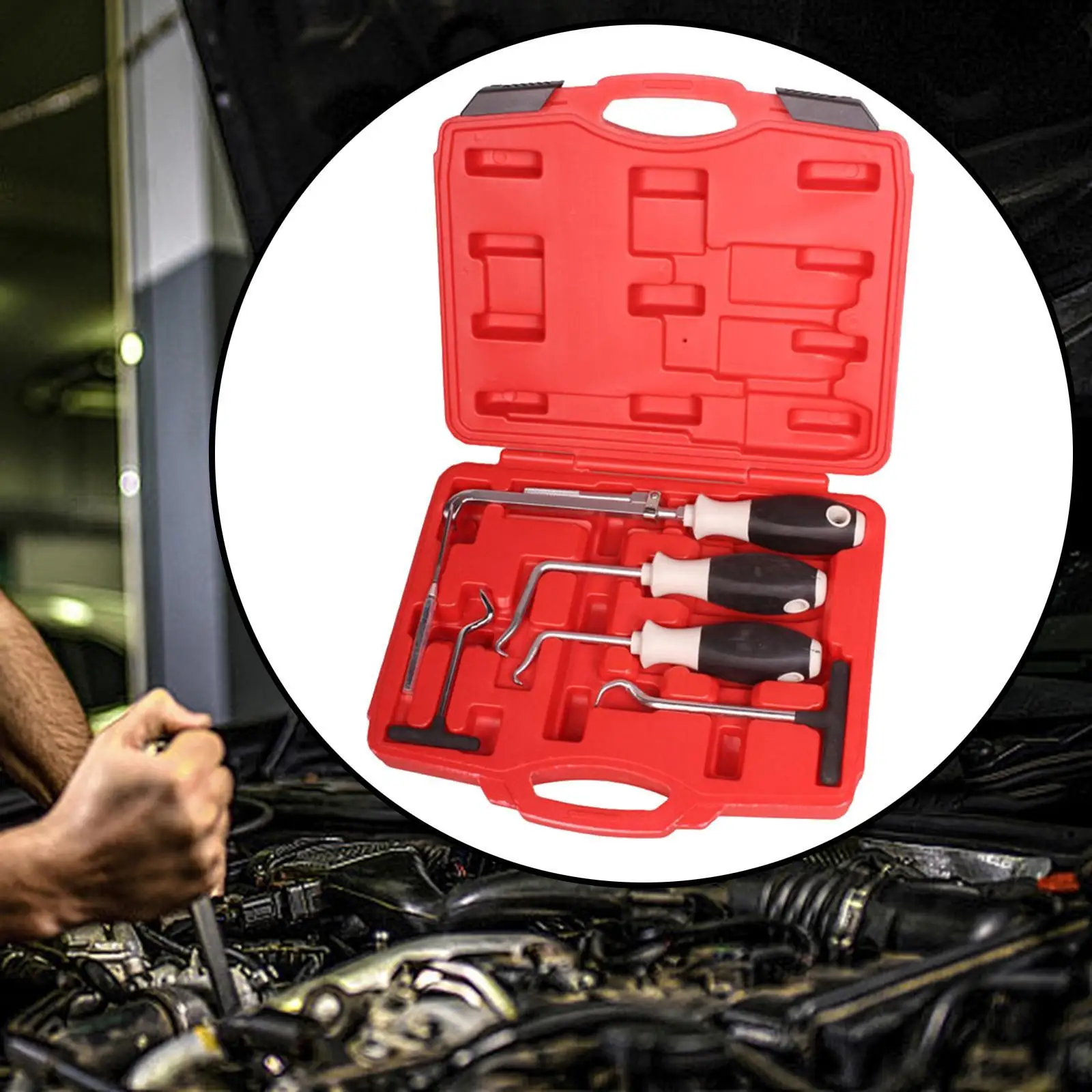 Car Oil Seal Pick Set O Ring Rubber Puller Professional Tool Convenient Car Engine Repair and Maintenance Pick Tool Accessory
Car Oil Seal Pick Set O Ring Rubber Puller Professional Tool Convenient Car Engine Repair and Maintenance Pick Tool Accessory