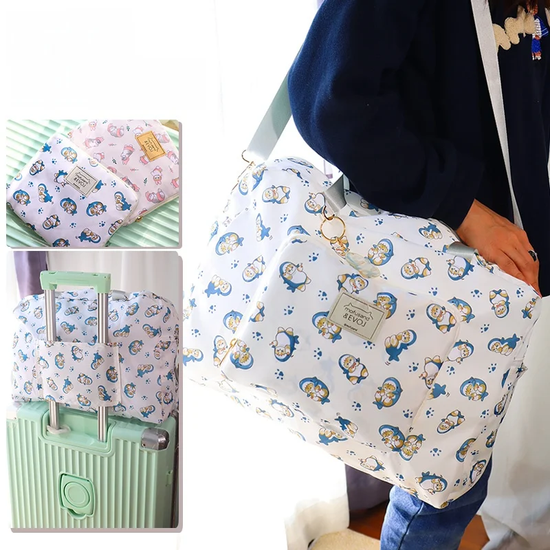 Милая сумка-тоут в ковчег, большая дорожная сумка Capaci, складная сумка из полиэстера для женщин, корейский Sle 
Милая сумка-тоут в ковчег, большая дорожная сумка Capaci, складная сумка из полиэстера для женщин, корейский Sle