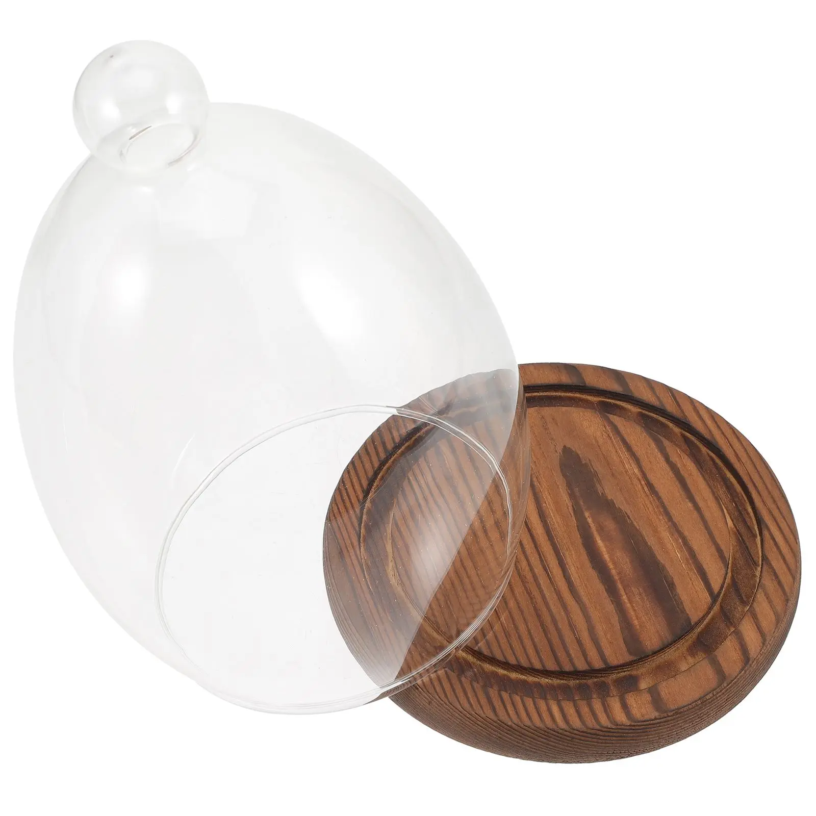 Shaped Glass Dome Cover Clear Display Cabinet Decor Wood Base Landscape Vase Preserved Flower Container Storage Jar
Shaped Glass Dome Cover Clear Display Cabinet Decor Wood Base Landscape Vase Preserved Flower Container Storage Jar