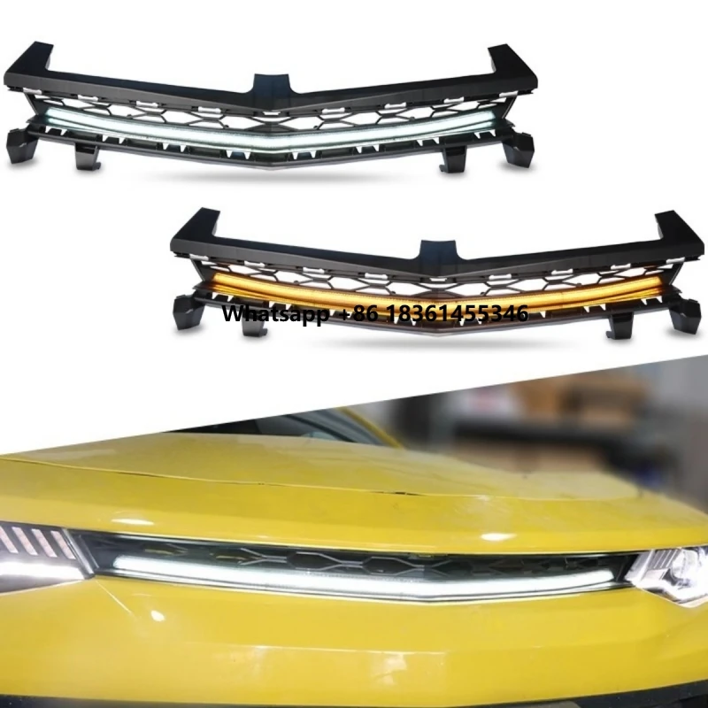 for Camaro 6th 16-19 Modified High-Spec Low-Spec Radiator Grill with Turn Signal Illuminated Grille
for Camaro 6th 16-19 Modified High-Spec Low-Spec Radiator Grill with Turn Signal Illuminated Grille