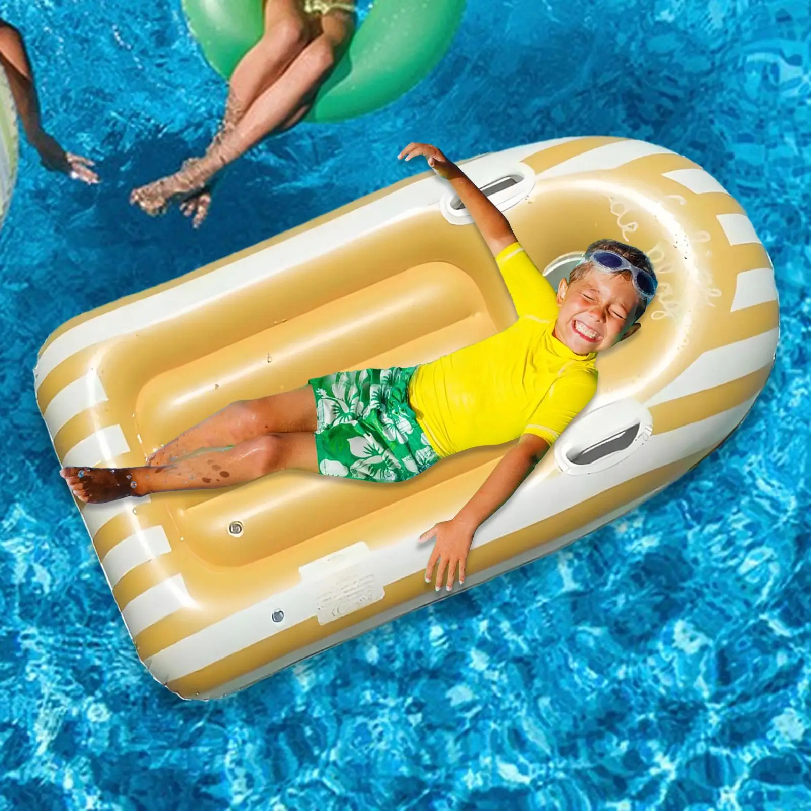 Body Boards For Beach Floating Lightweight Portable Surfboard With Handle Kids Beach Games For Summer Vacation Trip Travel Lake
Body Boards For Beach Floating Lightweight Portable Surfboard With Handle Kids Beach Games For Summer Vacation Trip Travel Lake