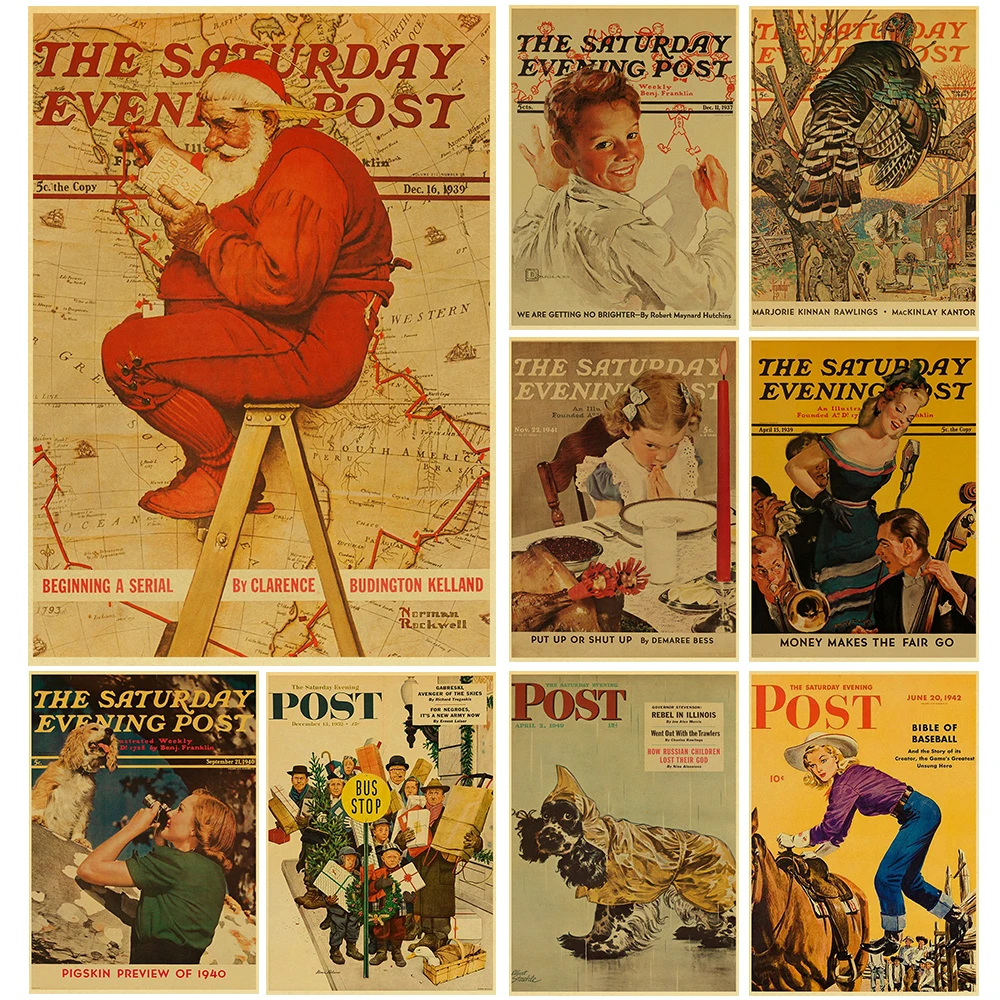 The Saturday Evening Post Poster Cartoon Modern Kraft Paper Print Wall Art Cafe Duvar Tablolar For Living Room Kids Room Postes
The Saturday Evening Post Poster Cartoon Modern Kraft Paper Print Wall Art Cafe Duvar Tablolar For Living Room Kids Room Postes