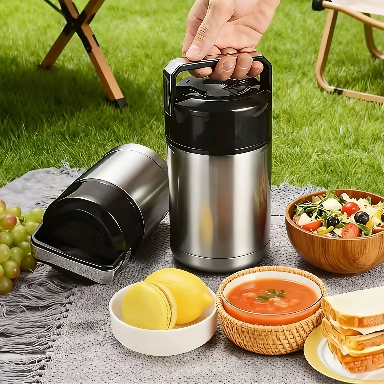 316L (18/10) stainless steel for work, household braising beaker, portable insulated lunch box, braising Congee pot
316L (18/10) stainless steel for work, household braising beaker, portable insulated lunch box, braising Congee pot
