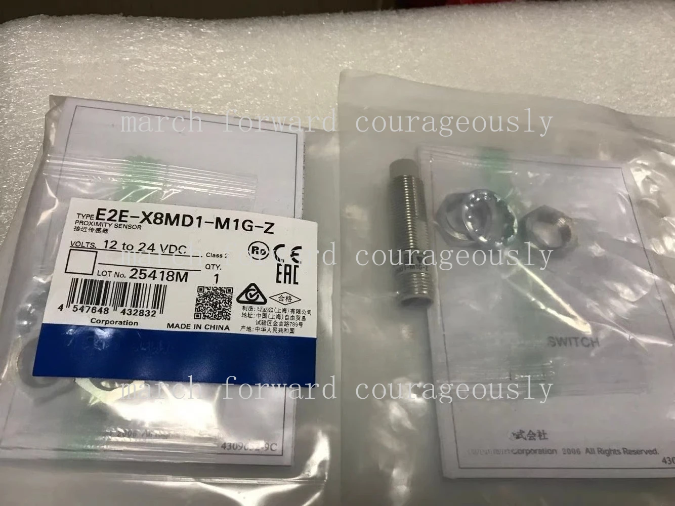 Оригинальный датчик приближения Omron E2E-X8MD1-M1G-Z, 2-проводной, постоянного тока
Оригинальный датчик приближения Omron E2E-X8MD1-M1G-Z, 2-проводной, постоянного тока