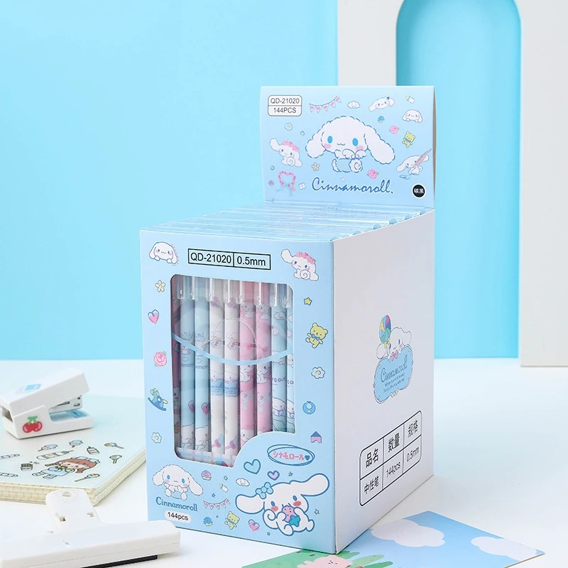 12pcs Sanrio Erasable Gel Pen Cartoon Cinnamoroll 0.5 Black Blue Student Writing Quick-drying Cute Stationery Supplies Girl Gift
12pcs Sanrio Erasable Gel Pen Cartoon Cinnamoroll 0.5 Black Blue Student Writing Quick-drying Cute Stationery Supplies Girl Gift