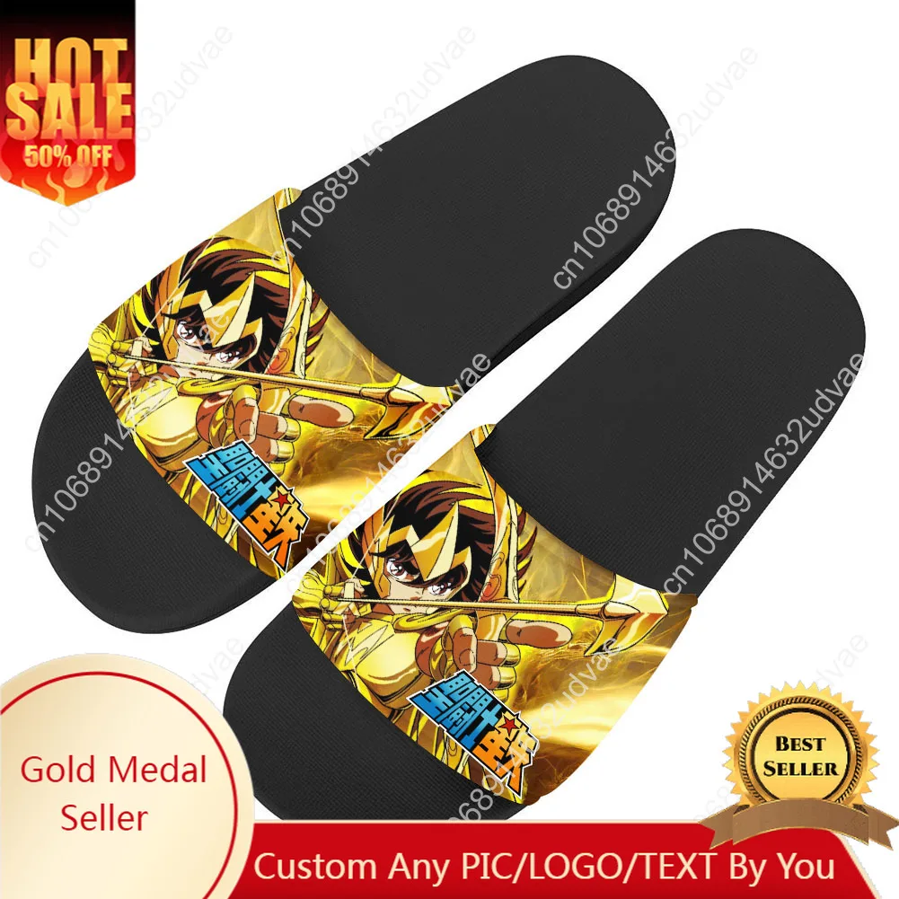 Saint Seiya Sandals Home Slippers Water Shoes Men Women Teenagers Children Sandal Bathroom Beach Pool Custom Made Summer Slipper
Saint Seiya Sandals Home Slippers Water Shoes Men Women Teenagers Children Sandal Bathroom Beach Pool Custom Made Summer Slipper