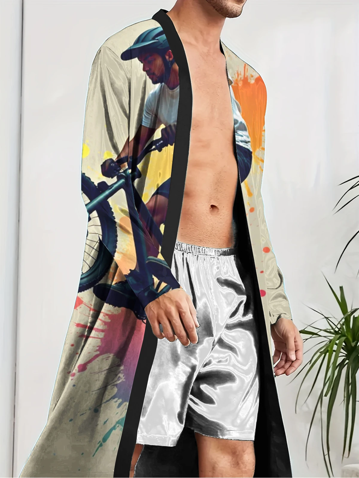 1pcs Men's Robes 2026 Spring/Summer dressing gown Bathrobe man Funny pajamas 3D Printed Breathable Graphic robe Robes
1pcs Men's Robes 2026 Spring/Summer dressing gown Bathrobe man Funny pajamas 3D Printed Breathable Graphic robe Robes