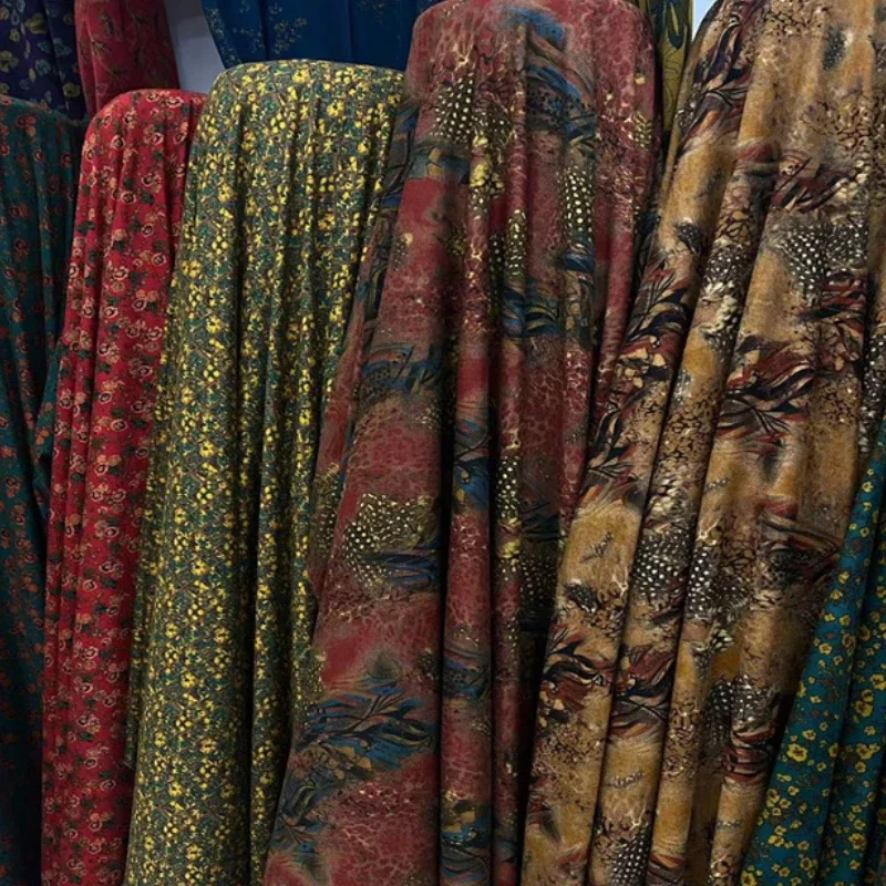 Ткань с принтом, осенне-зимнее эластичное платье Cheongsam, широкие брюки, одежда для шитья по метрам, швейная ткань для одежды
Ткань с принтом, осенне-зимнее эластичное платье Cheongsam, широкие брюки, одежда для шитья по метрам, швейная ткань для одежды