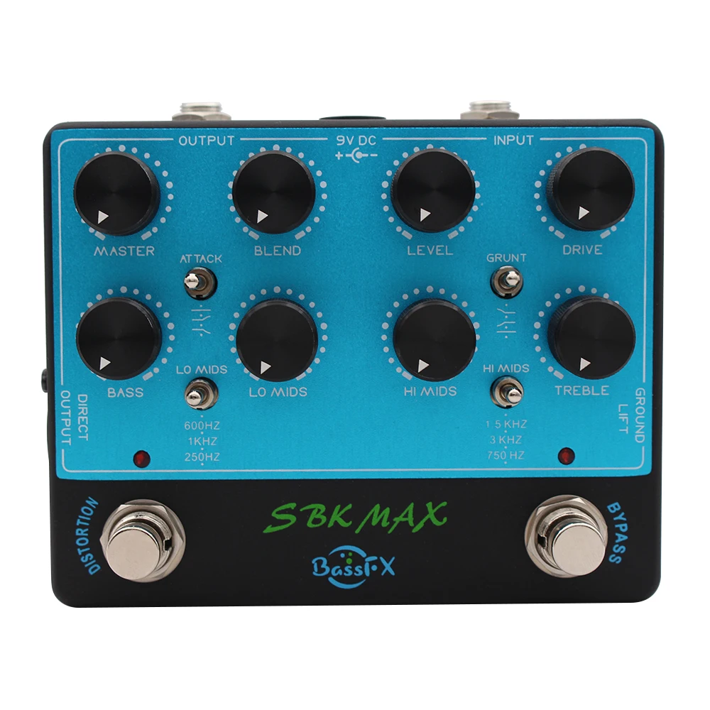 Fanmuzk SBK MAX Bass Preamp Pedal Electric Bass DI Preamp with Distortion 4-band EQ and Speaker Cabinet Emulation Effects Pedal
Fanmuzk SBK MAX Bass Preamp Pedal Electric Bass DI Preamp with Distortion 4-band EQ and Speaker Cabinet Emulation Effects Pedal