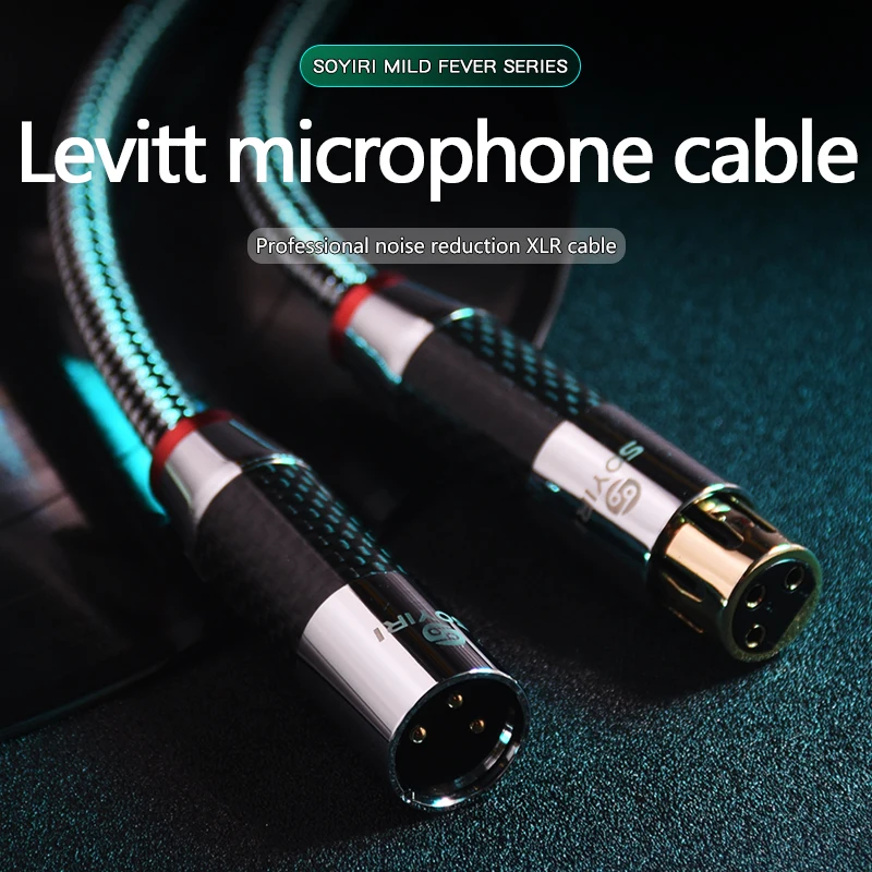 SOYIRI Levitt LCT240 249 440 dual XLR cable male to female Shure professional microphone cable 48V Aiken Sound Audio cable
SOYIRI Levitt LCT240 249 440 dual XLR cable male to female Shure professional microphone cable 48V Aiken Sound Audio cable