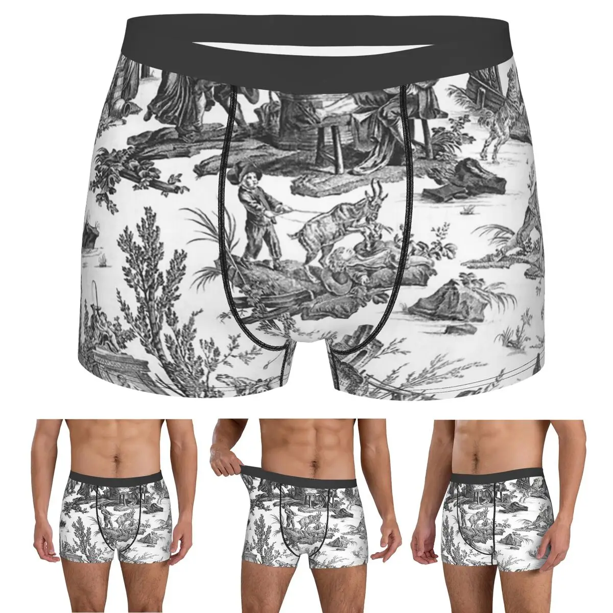 Трусы-боксеры, шорты, винтажные французские трусики с мотивом Toile De Jouy, мужское мягкое нижнее белье для мужчин, подарок бойфренду
Трусы-боксеры, шорты, винтажные французские трусики с мотивом Toile De Jouy, мужское мягкое нижнее белье для мужчин, подарок бойфренду